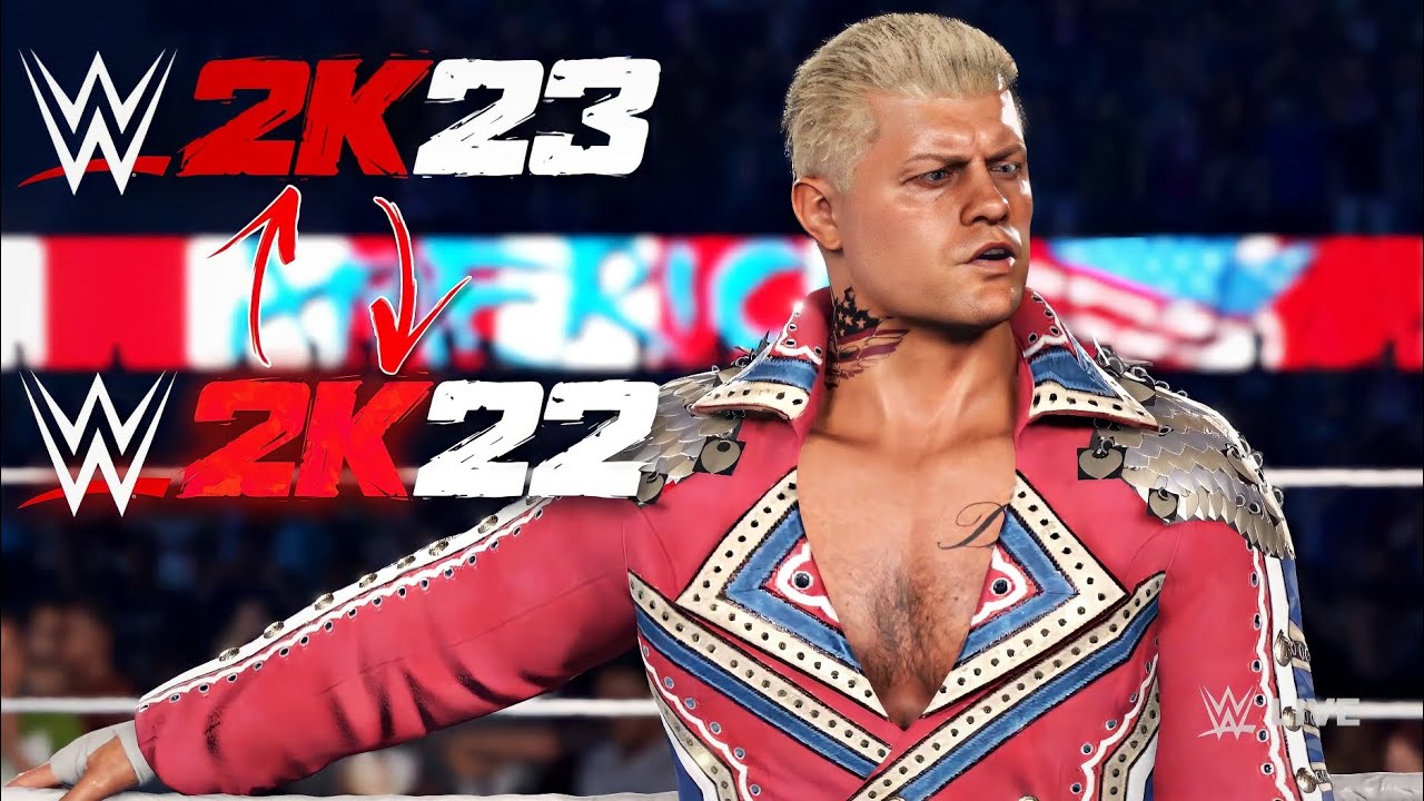 WWE2K23 TO WWE2K22 BACKPORT EPIC CODY RHODES 🔥 MODEL  WWE2K22 PC MODS