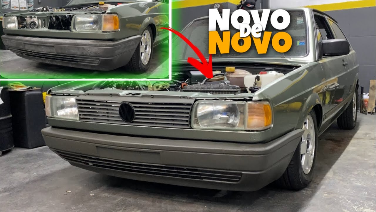 ✅ PINTEI O PÁRA-CHOQUE DO GOL QUADRADO TURBO
