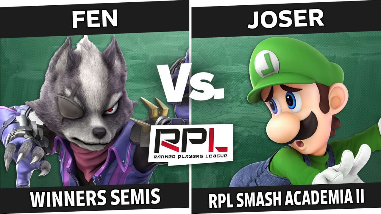 [RSA2] Fen (Wolf) vs. MSHN | JoseR (Luigi) - SSBU Singles