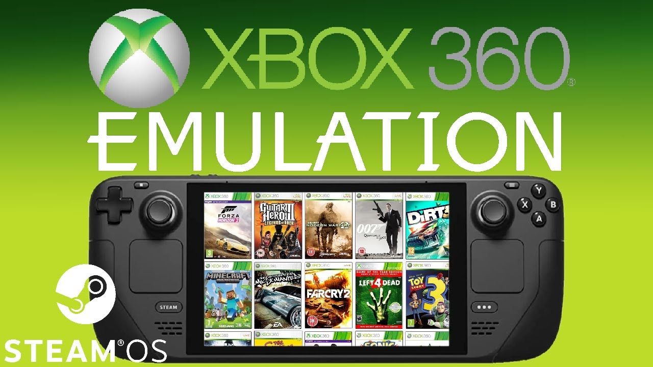 Steam Deck Emulation XBOX 360 Xenia Install & Setup Guide Tutorial #steamdeck #xenia #emulation