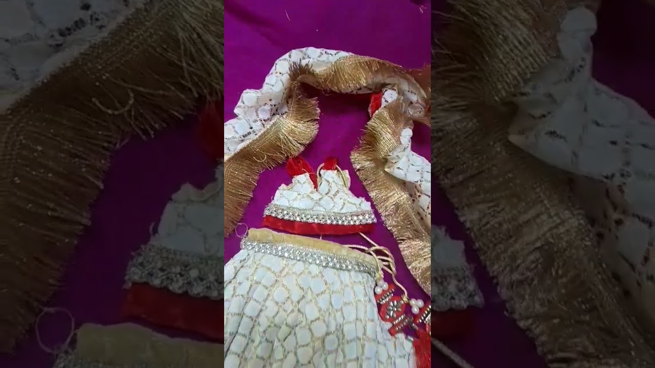 # mom magic# stiching# cutting #jagraata lengha # mata rani posak by my dream  imagination....