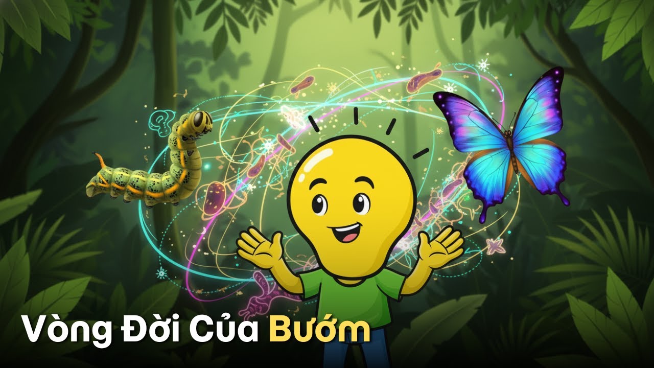 Vòng Đời Của Bướm: Từ Cỗ Máy Ăn Lá Đến Nàng Bướm Kiêu Sa