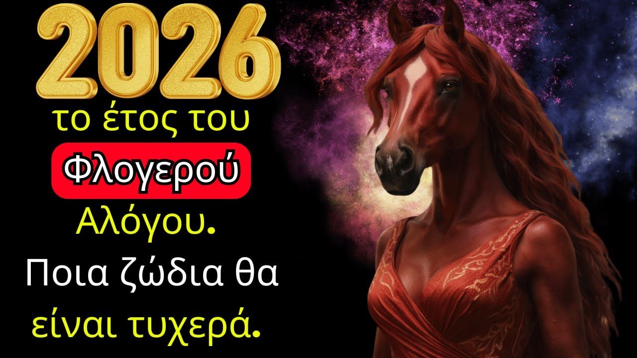 2026, το έτος του Φλογερού Αλόγου. Ποια ζώδια θα είναι τυχερά.
