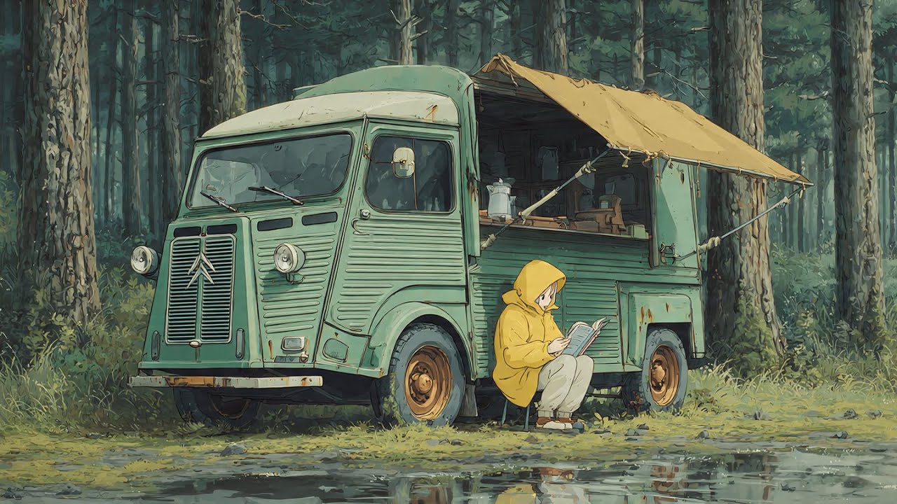 🚐 Night Drive Lo-fi Van Mix | Nonstop Chill Beats for Road Trip & Study