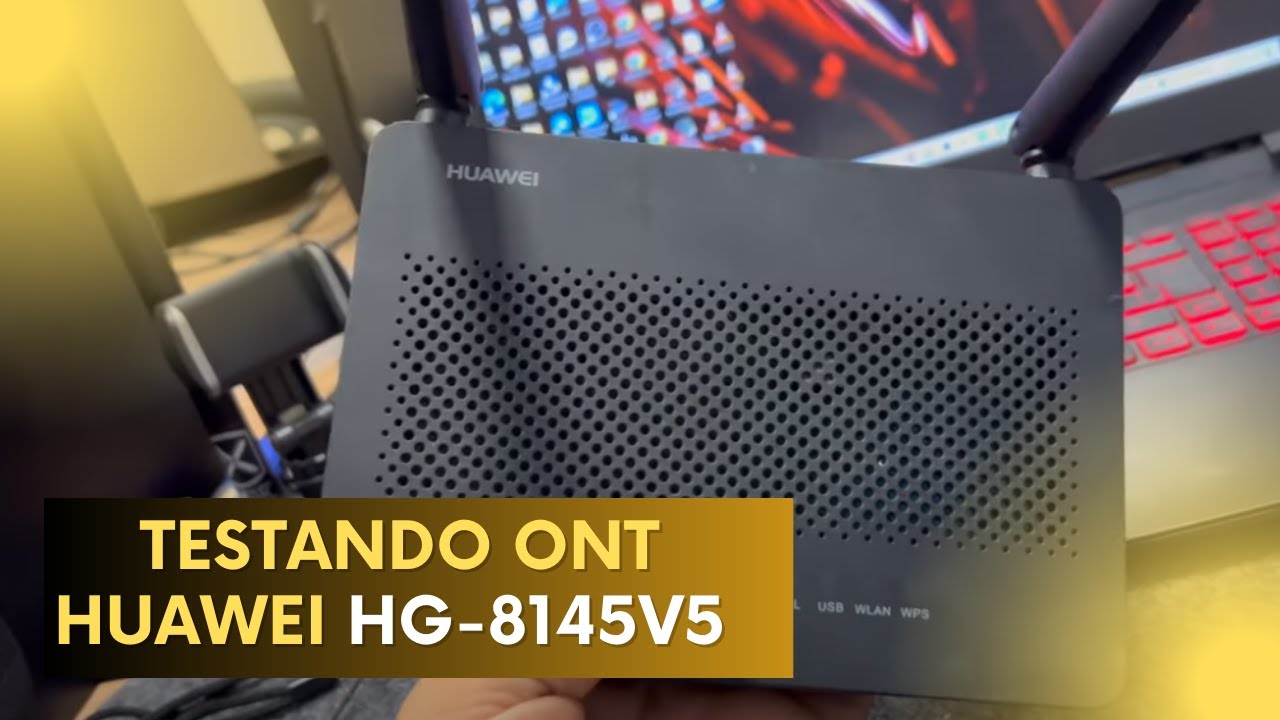 TESTANDO ONT HG-8145V5 DA HUAWEI | DIA A DIA DE PROVEDOR #fibraoptica #ftth #telecom #provedor #isp