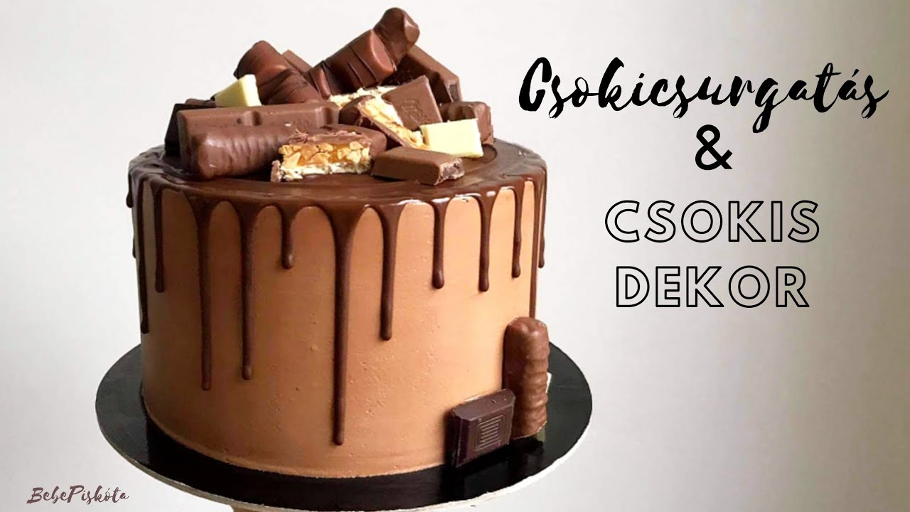 CSOKICSURGATÁS, csokis díszítés 🍫🍫🍫 - BebePiskóta