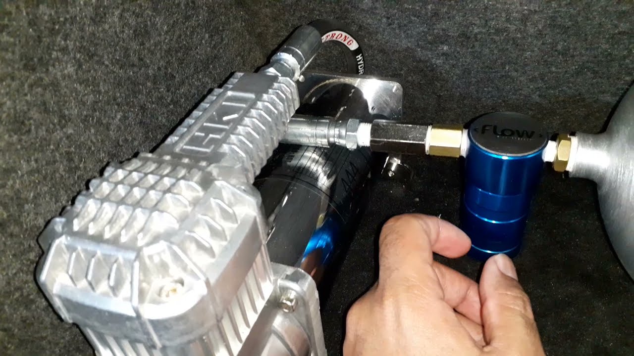 Troquei a mangueira do compressor HKI, agora é prenssada