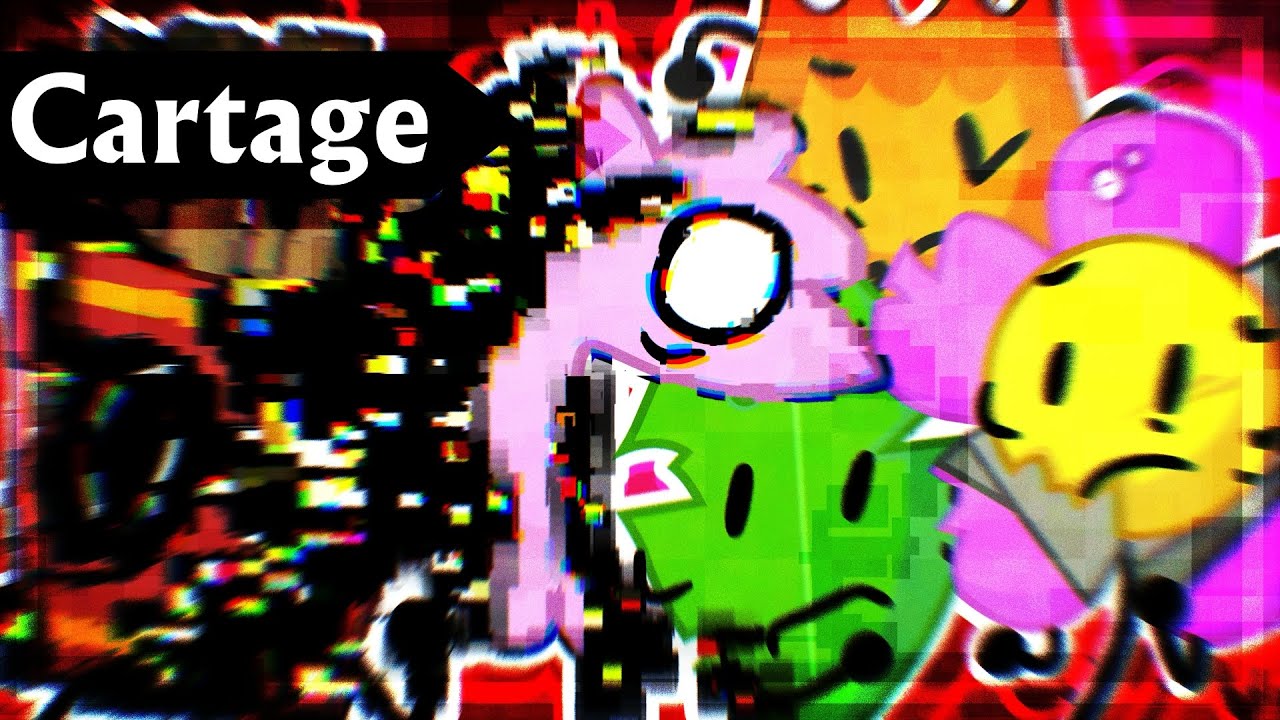 FNF x LWP x BFDI - Concept Song | Fries & Puffball - Cartage V3 - +Flm | DomekDrawzStuff