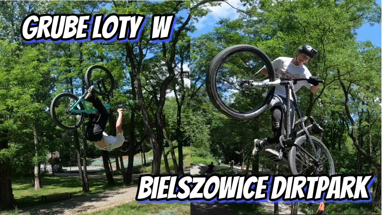 Triki na ogromnych hopach w Bielszowicach.