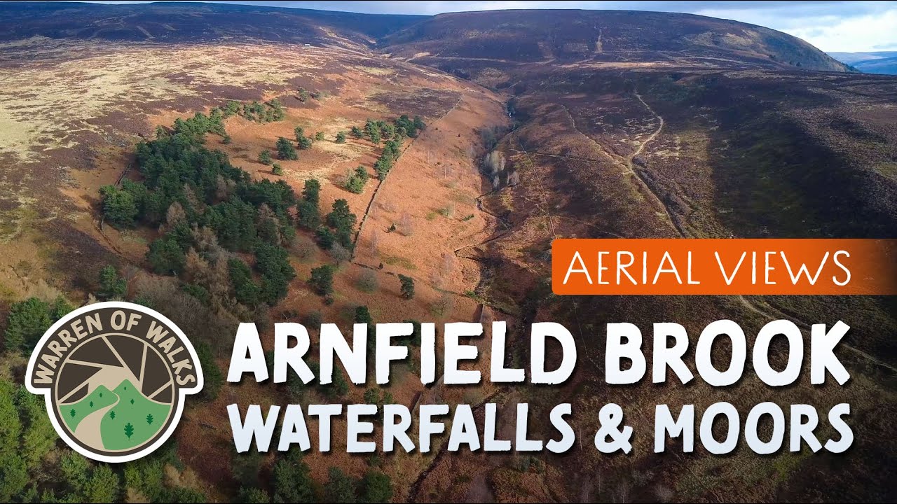 PEAK DISTRICT - Arnfield Brook Waterfalls ⛰️🚁 Peaceful Aerial Moorland Drone Views