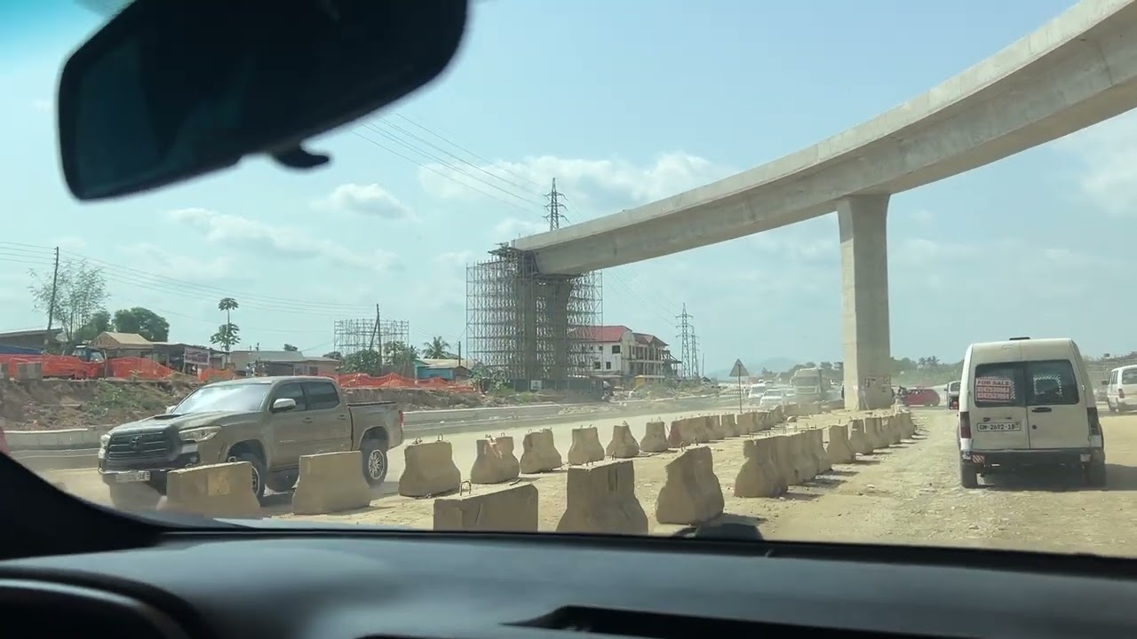 Ofankor-Nsawam Road Construction Project Update 2/8/2026 Towards Nsawam 