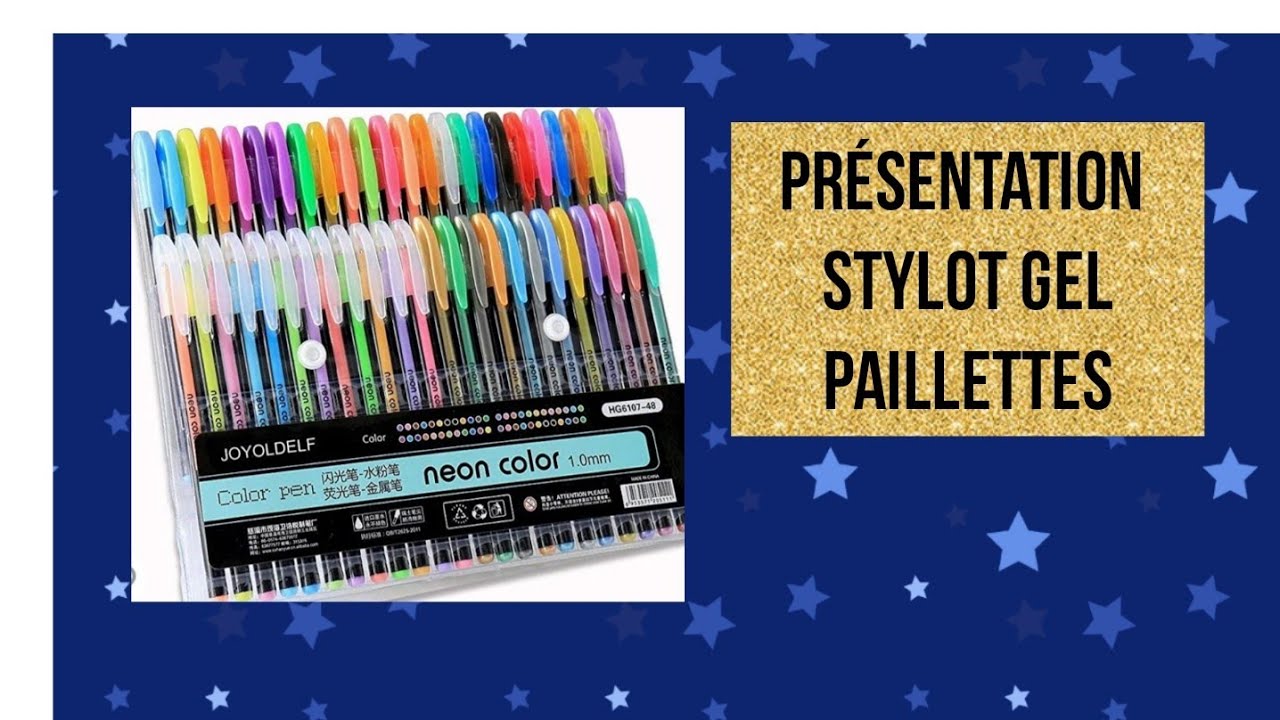 Test/Avis stylots gel paillettes Néon color