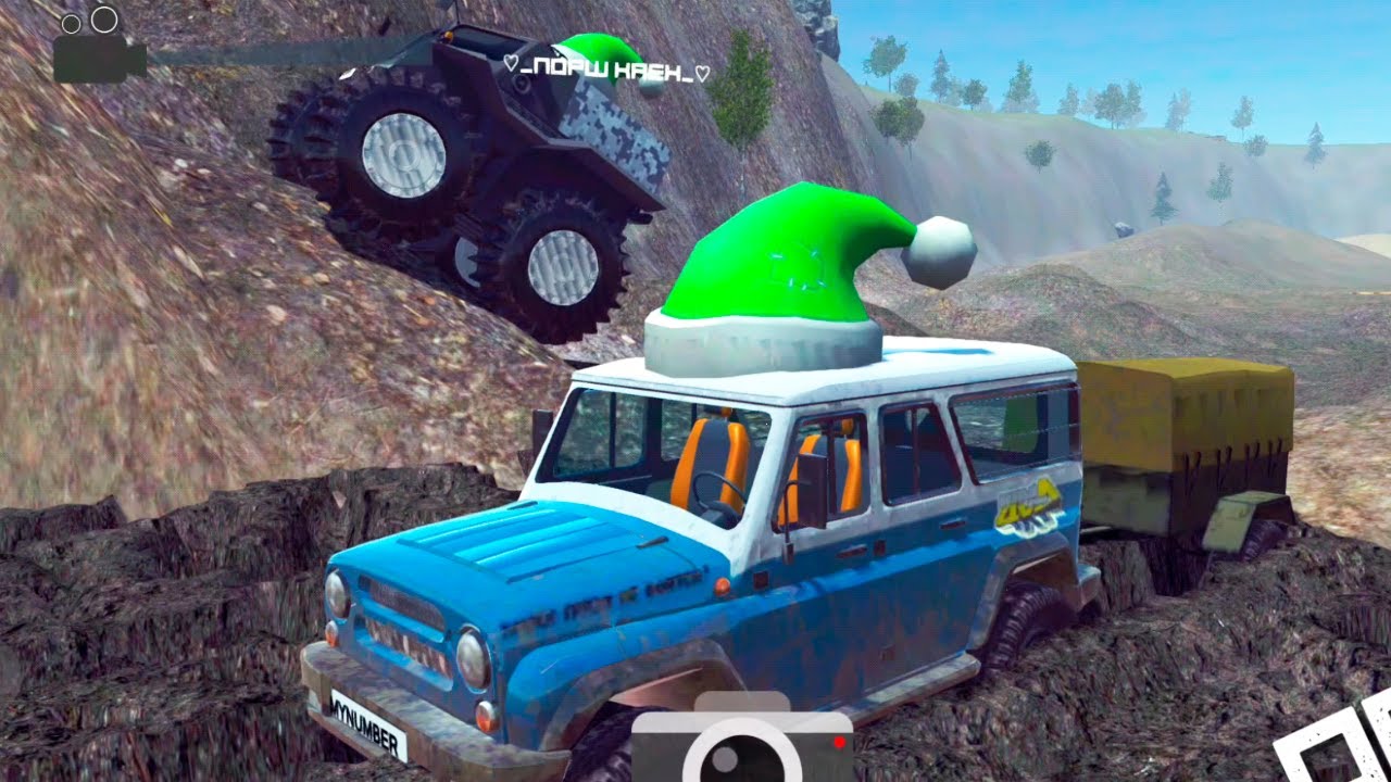 Симулятор бездорожья ОНЛАЙН слабенький УАЗик гоняет по полям #2 | ORSO | Offroad simulator ONLINE