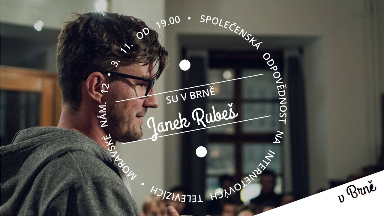 Janek Rubeš: Společenská odpovědnost na internetových televizích (Skautský institut v Brně)
