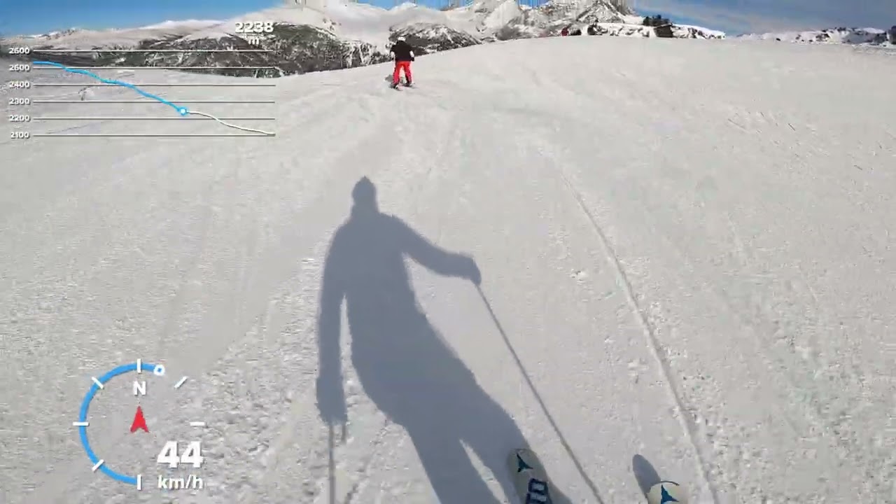 Montgenevre - Soureou - Red slope