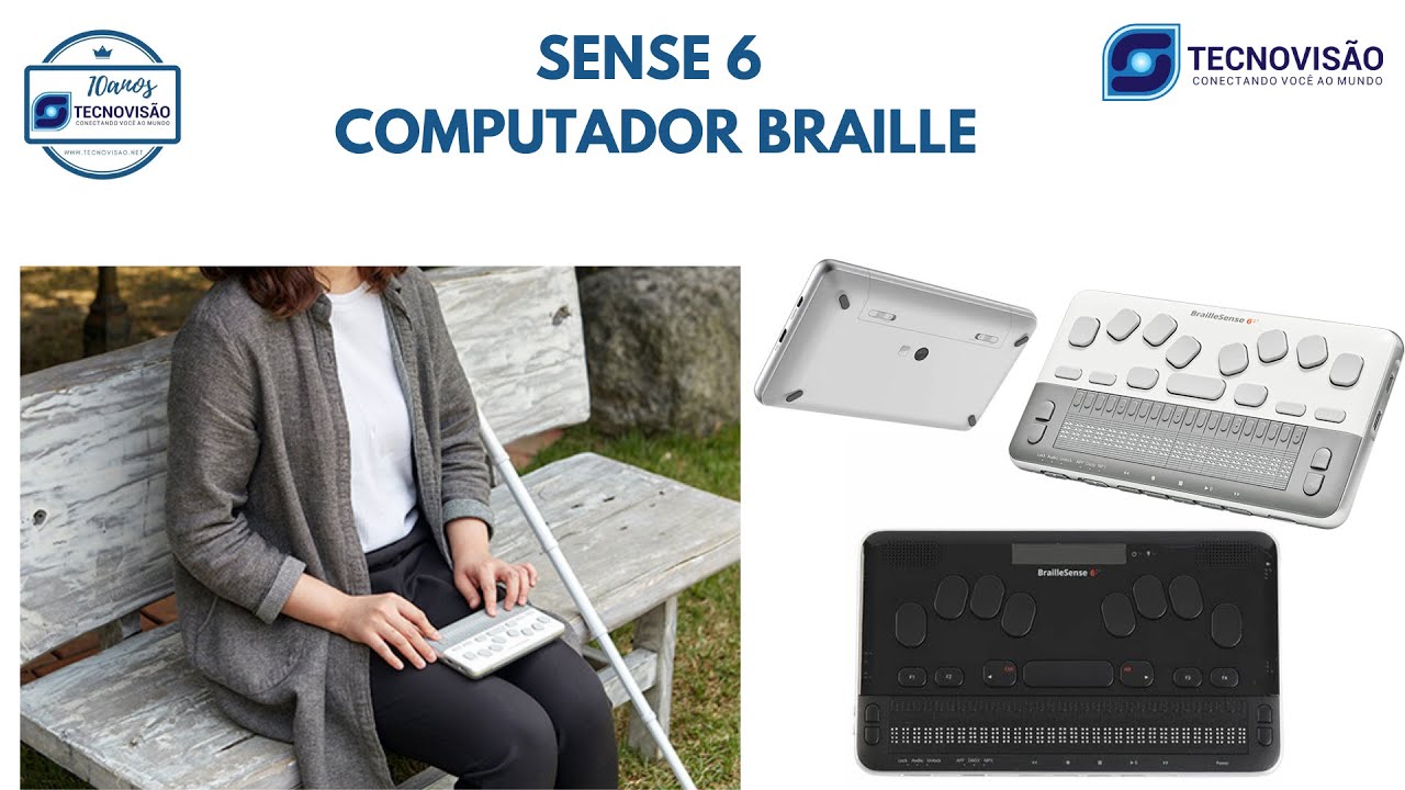 Conhecendo o Computador Braille Sense 6 MINI