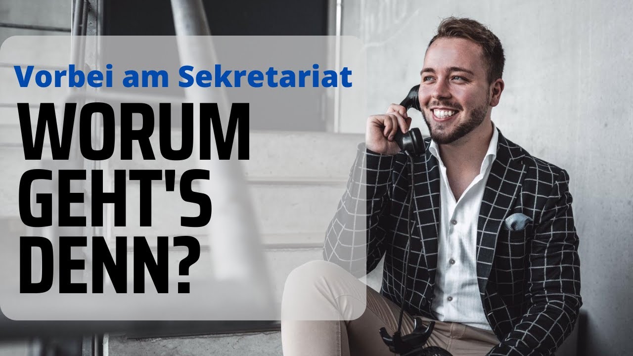 Telefonakquise: Vorbei am Sekretariat (Geheimtipp)
