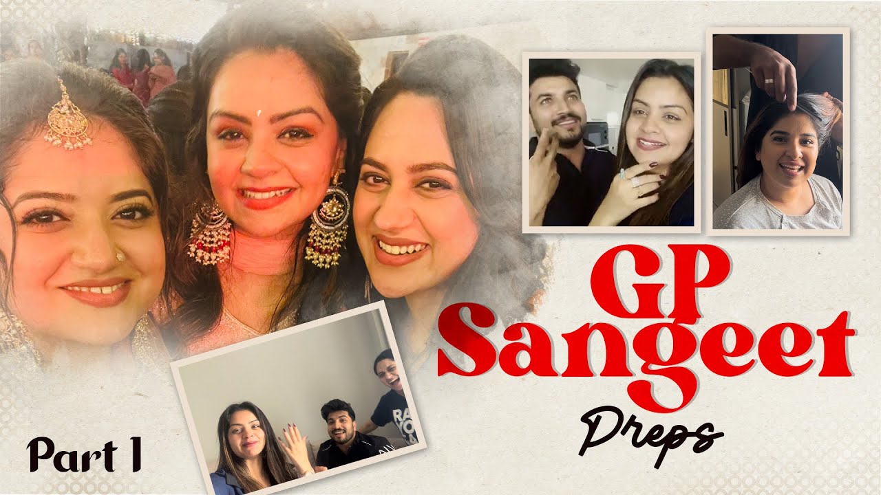 GP and Gopika Sangeet Vlog | Part 1| Miya | Jeeva | Aparna | Shilpa Bala