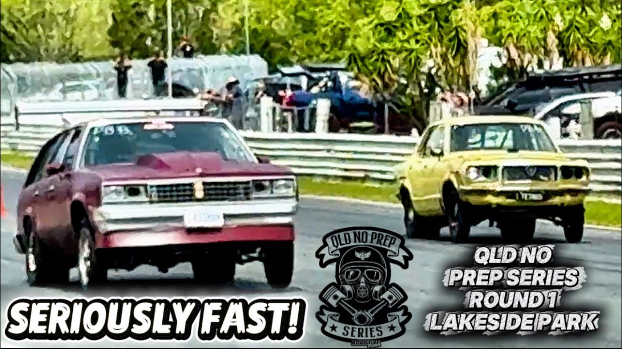 QLD NO PREP SERIES ROUND 1 Fastest No Prep Cars Battling it out at Lakeside Park. 1st of 5 Rounds🙌🏻