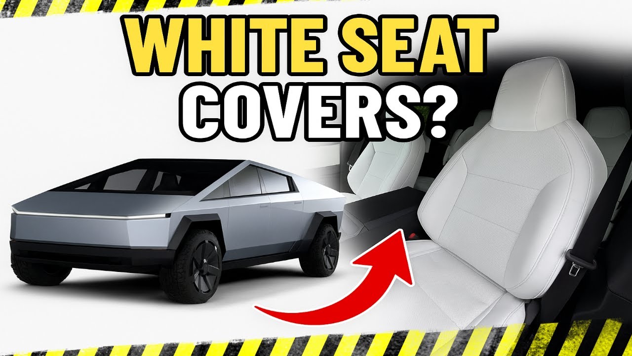 Transform Your Cybertruck Interior! TesLaunch White Seats Install + Review