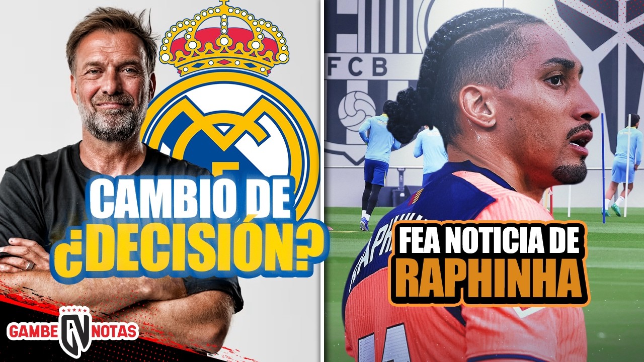 Klopp cambiaría decisión con Madrid | Raphinha da fea noticia |¿Mastantuono no habla con Bellingham?