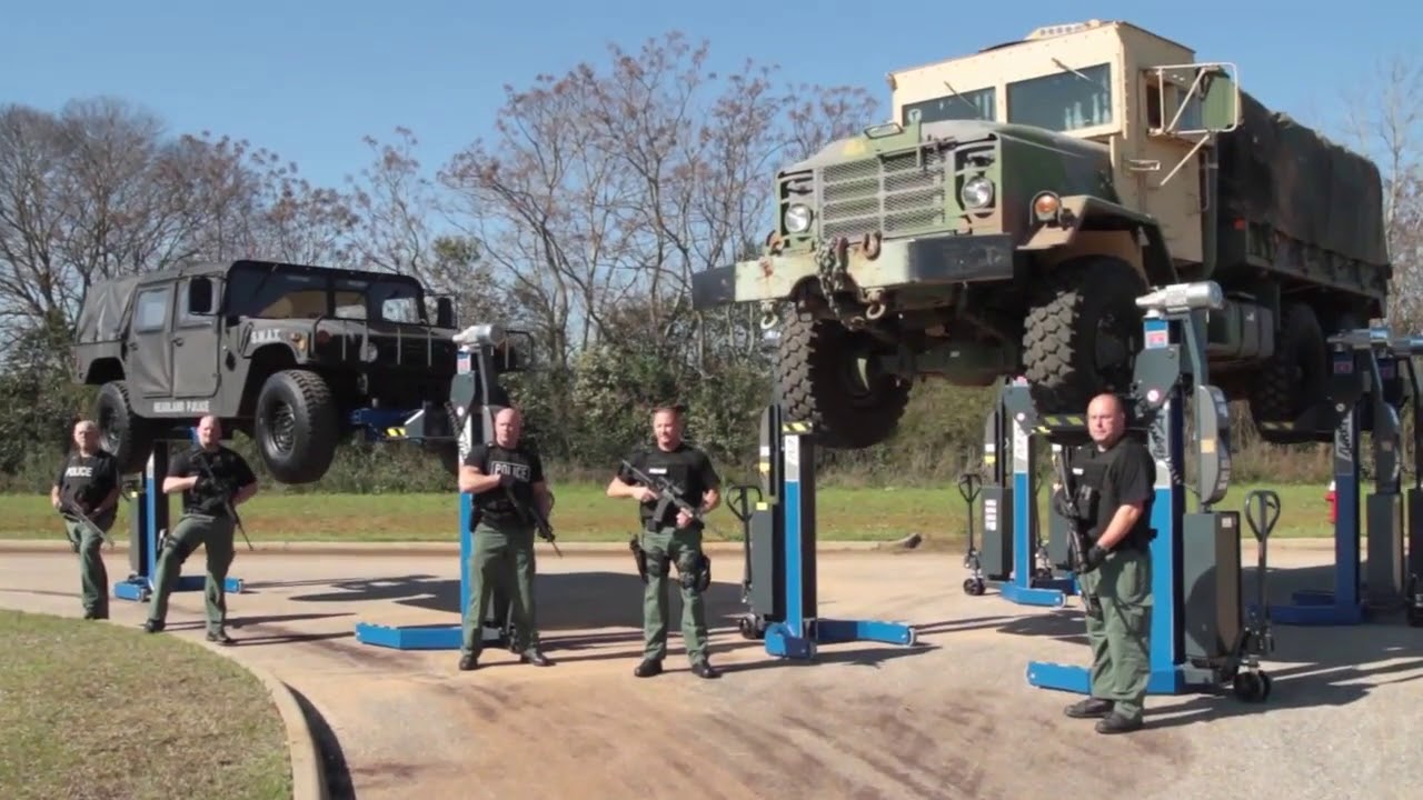 MAHA Wireless 7.5Ton Mobile Column Lifts