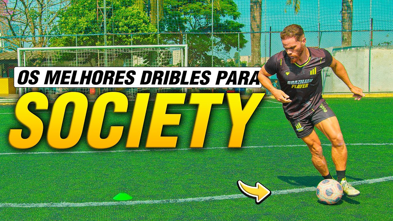 Os 5 Dribles mais F&aacute;ceis e &uacute;teis do futebol Society