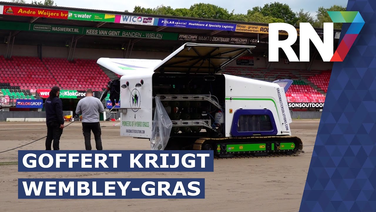 Goffertstadion krijgt een bijzondere nieuwe grasmat