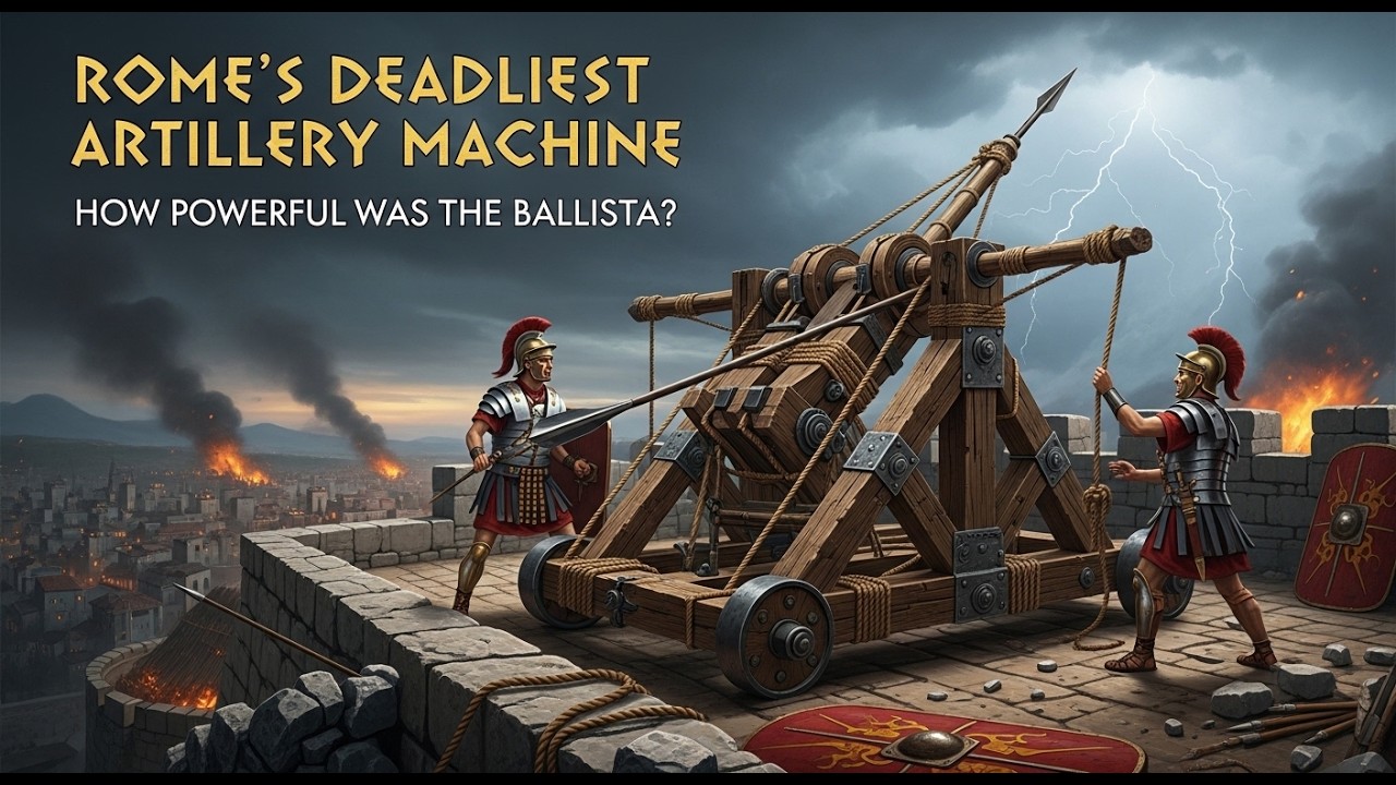 Rome’s Deadliest Artillery Machine | How powerful was Ballista?