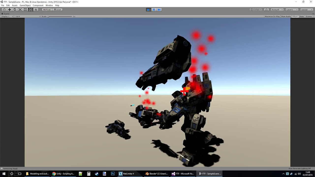 Unity - FTF slicing up demo