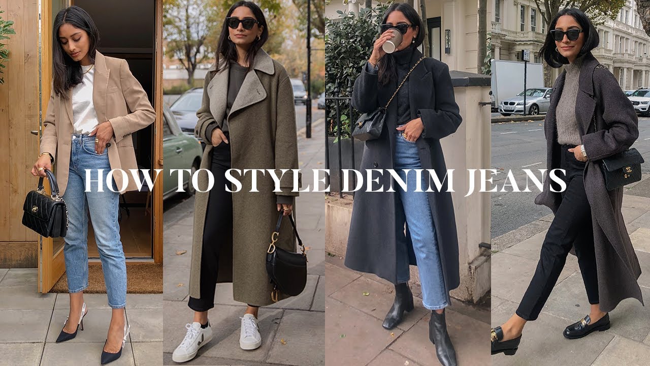 HOW TO STYLE DENIM JEANS FOR WINTER | LOOKBOOK