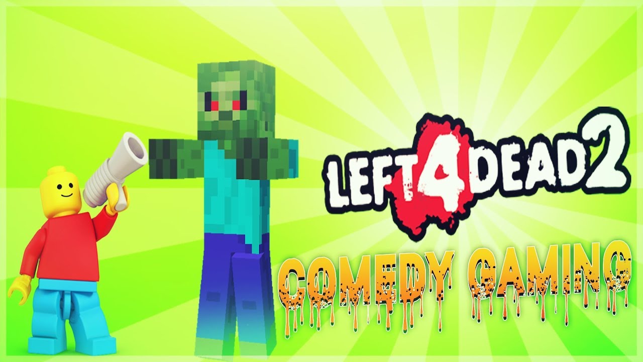 Left 4 Dead 2 - LEGO Meets Minecraft - Chicken Witches - Comedy Gaming