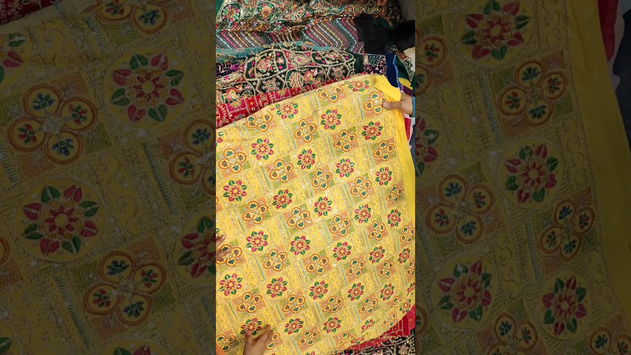 Lehenga Fabric 😍| Sanganer Cloth Market Jaipur #shorts #fabric