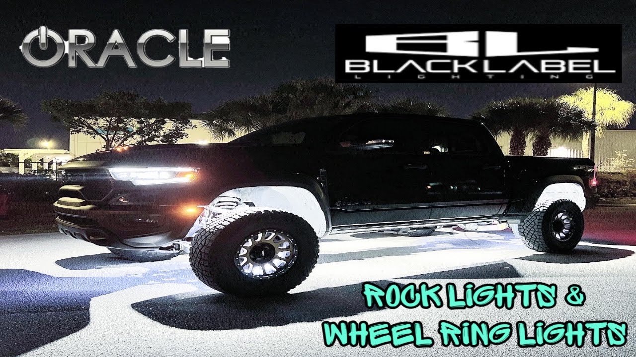 Ram TRX Rock Lights | Black label Apollo Series Rock Lights