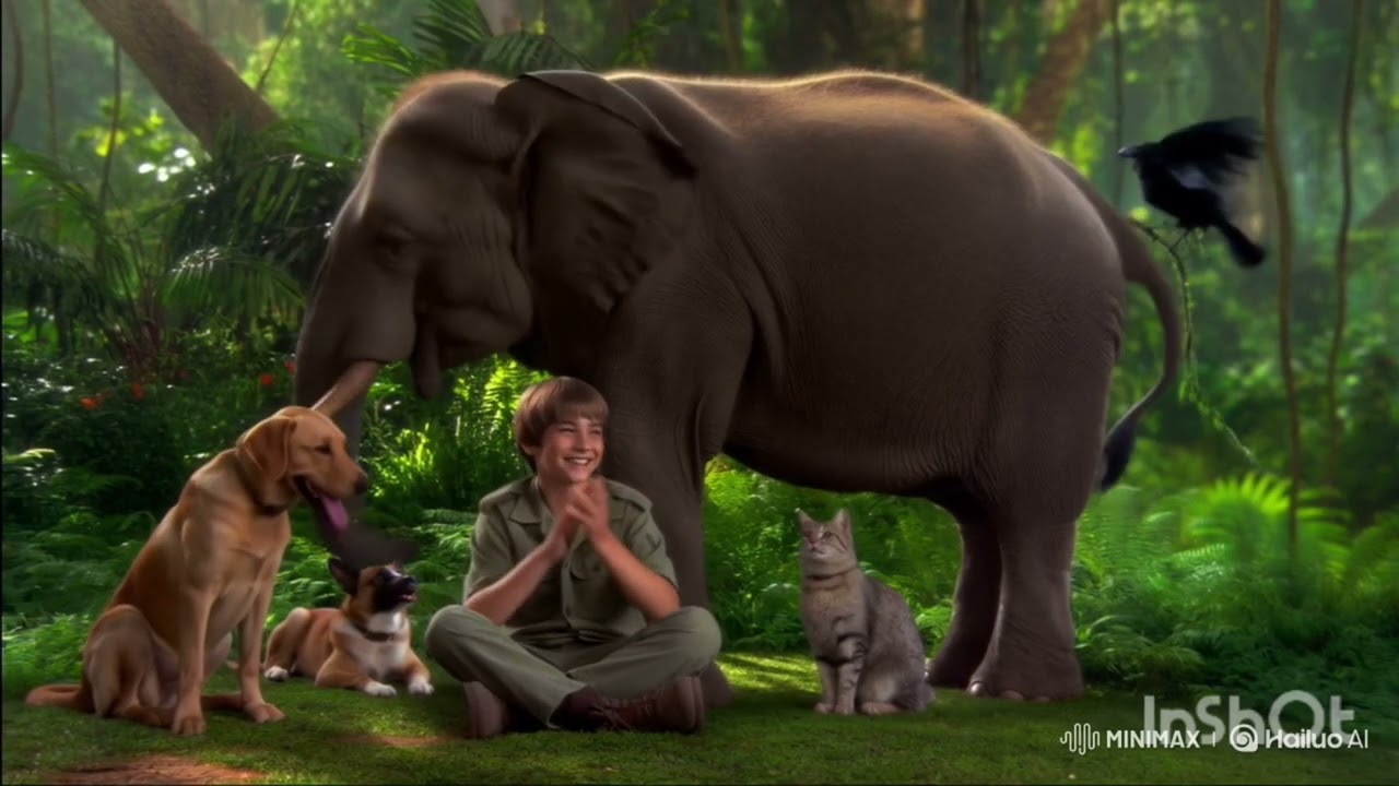 Happy jungle animals 