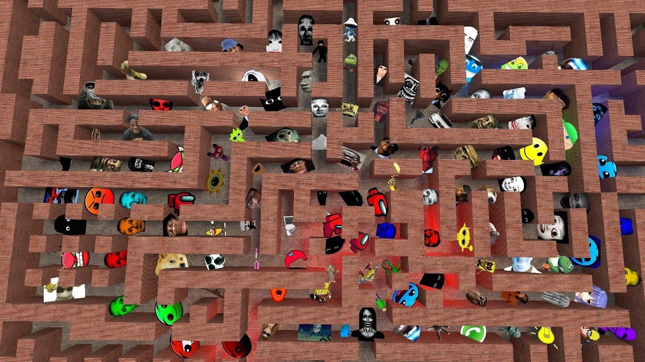 NICO'S NEXBOT OBUNGA UNLIMITED GMOD! MAZE #nextbot #garrysmod #gmod 