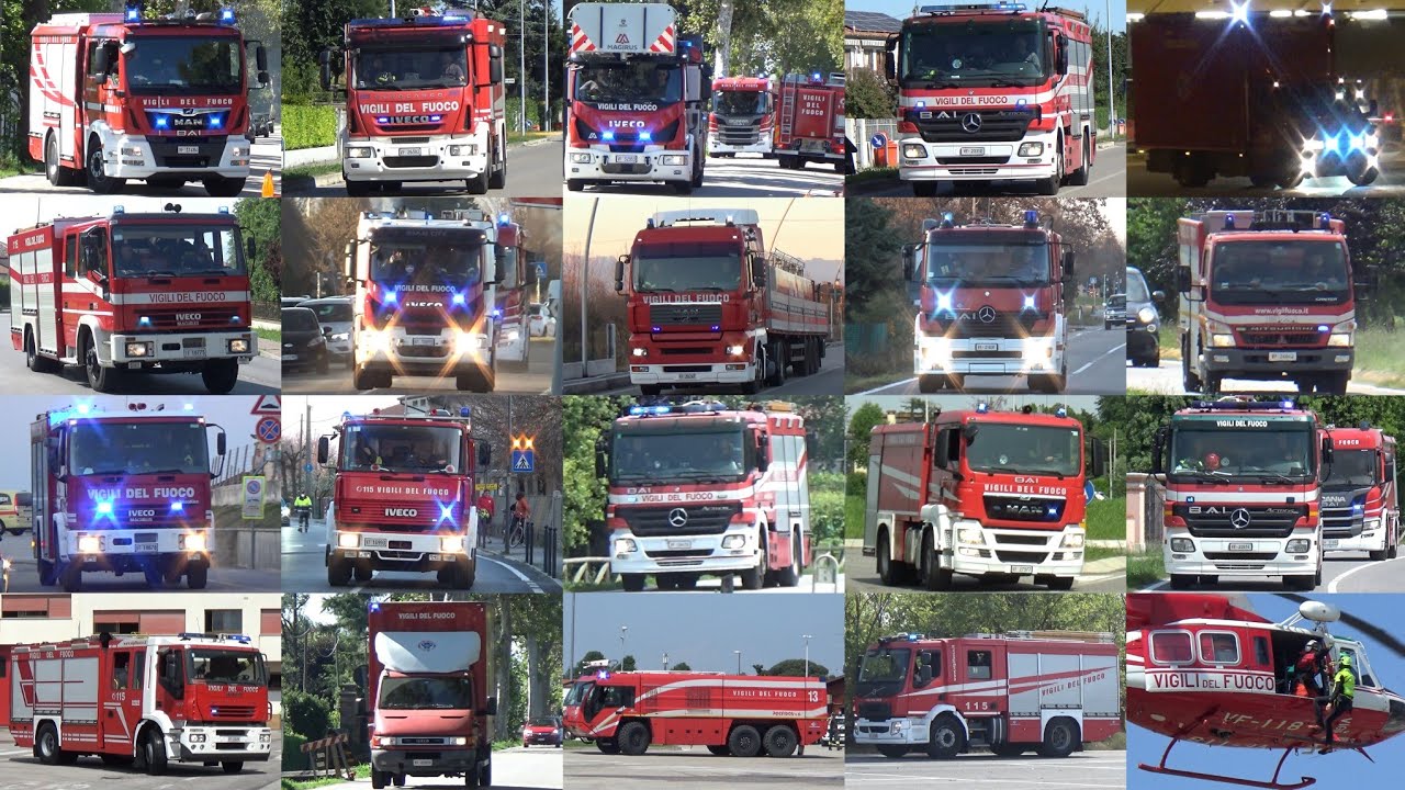 BEST OF 2023 COMPILATION PLAYLIST VIGILI DEL FUOCO - 115 - FIRE BRIGADES