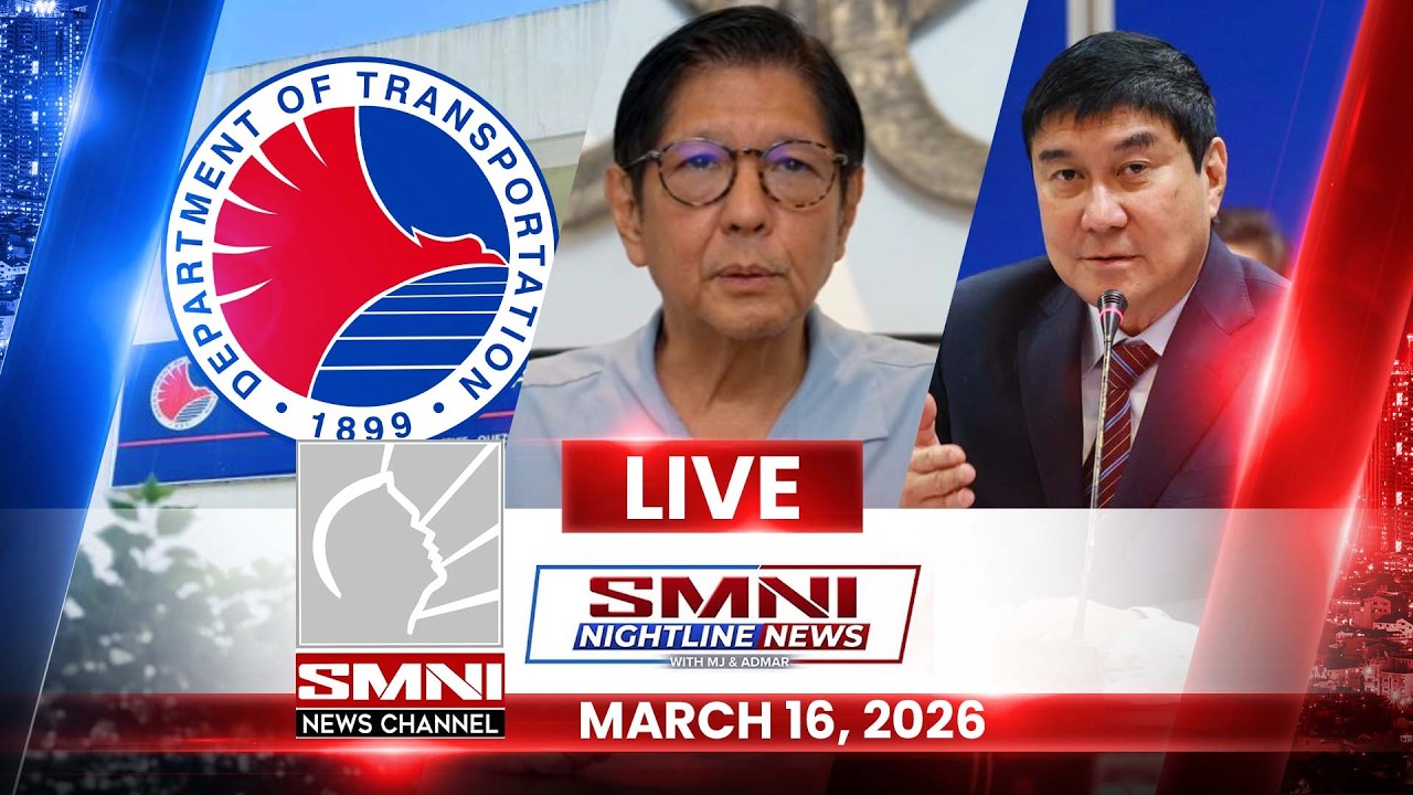 LIVE: SMNI Nightline News with MJ Mondejar & Admar Vilando | March 16 , 2026