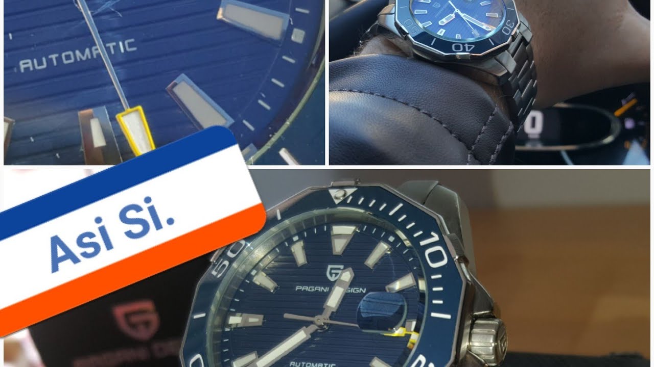 Review pagani PD 1617 estilo TAG HEUER AQUARACER. estará a la altura? 💙