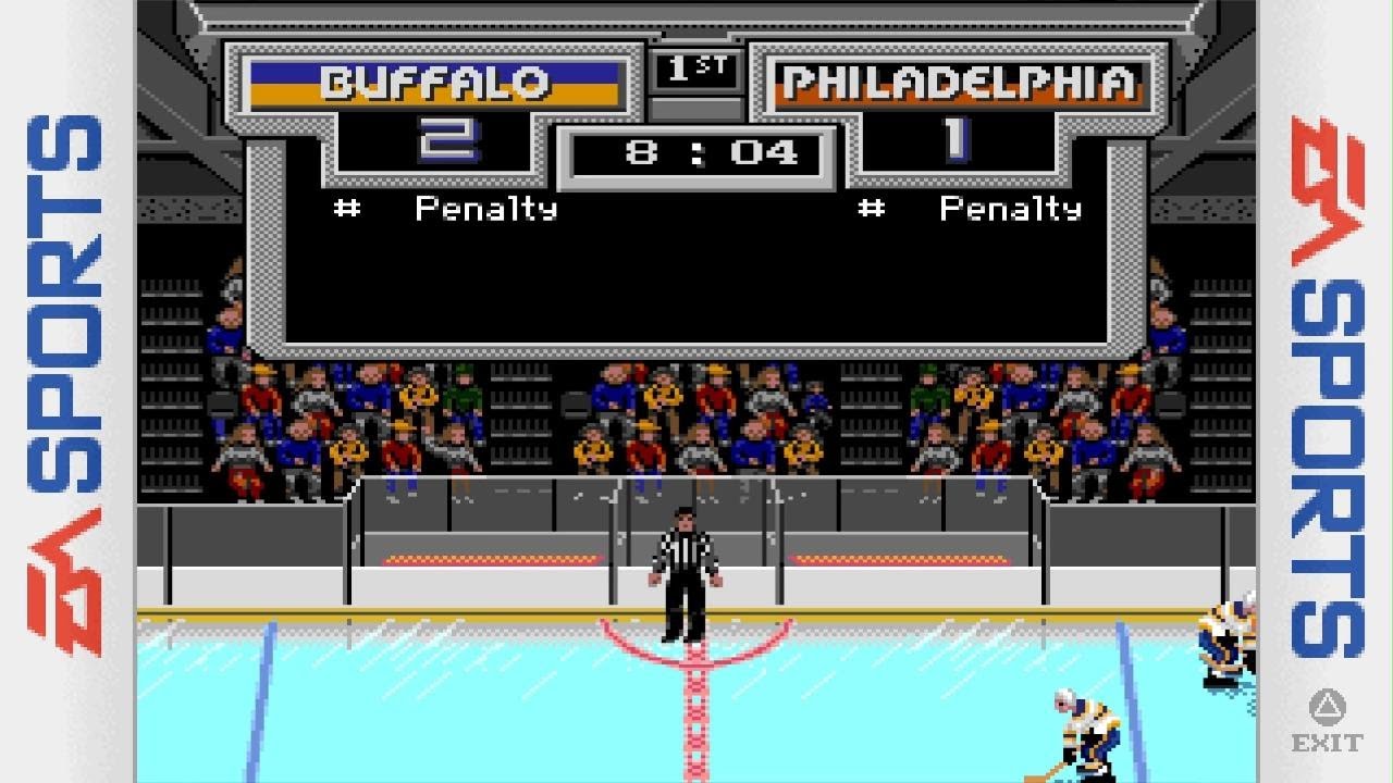 NHL 94 Rewind Philly flyas vs Buffalo Sabres playoff game Psfive winner 💴💴💴💴