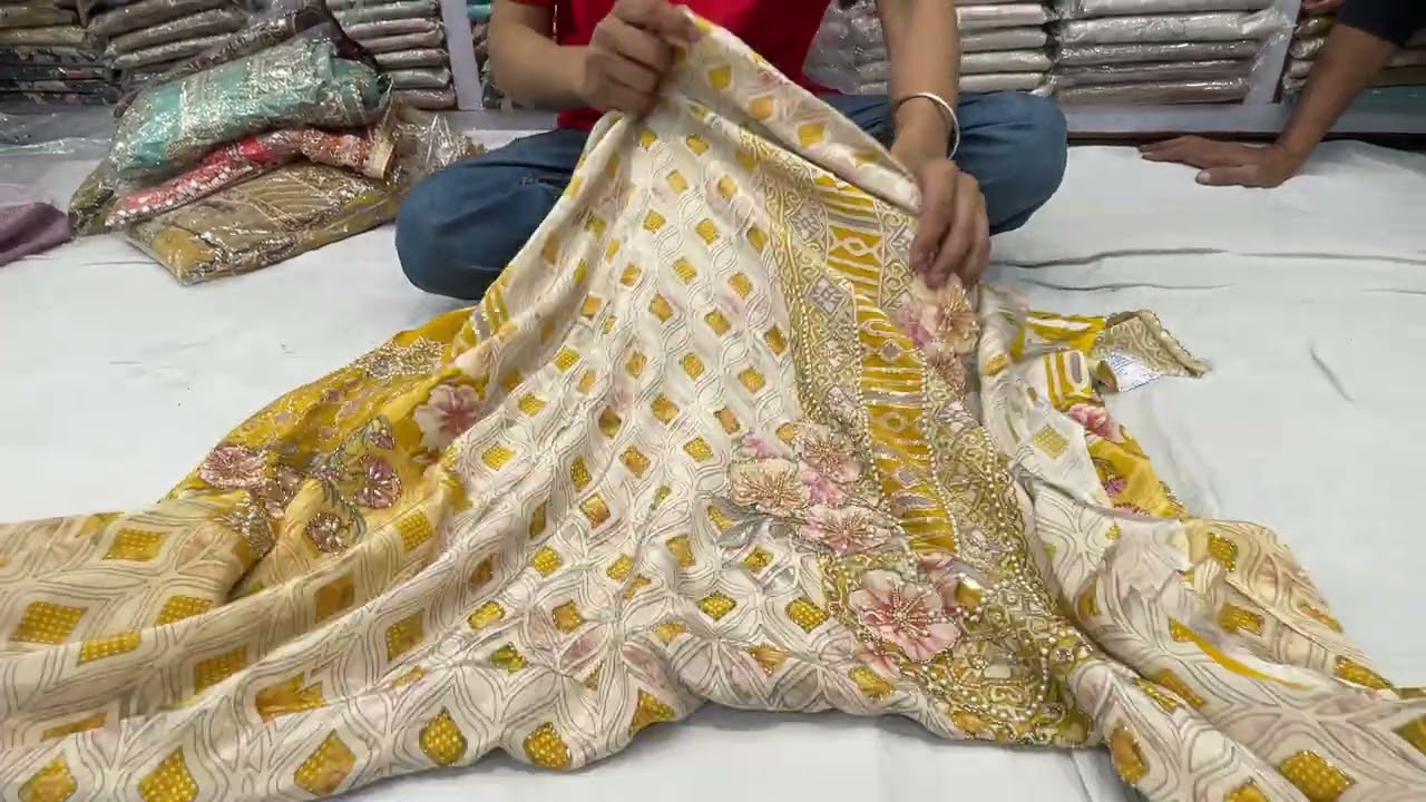 Vlog 14 Pakistani  thread 🧵  work loose fit GULATI CLOTH HOUSE JALANDHAR  +919501020306 