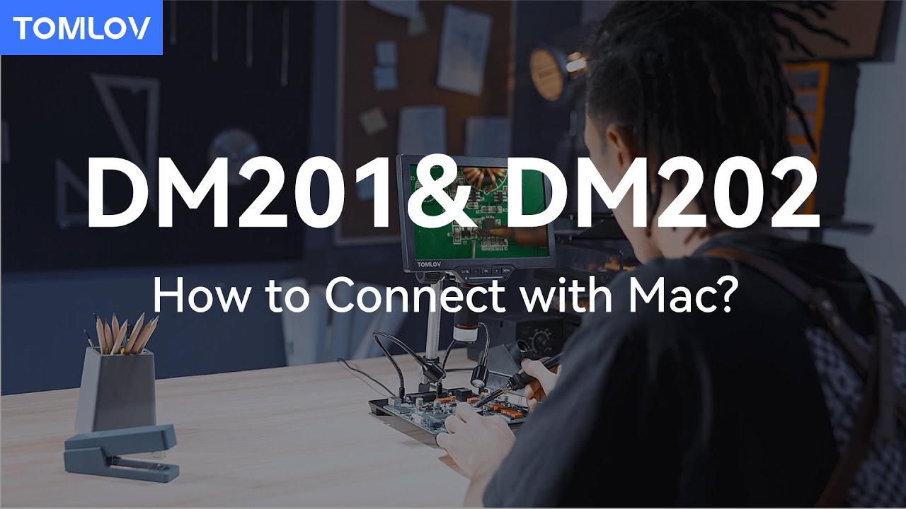 How to Connect with Mac for TOMLOV DM201 Pro/DM202/DM201 Max/DM202 Max/DM201M/DM202M?