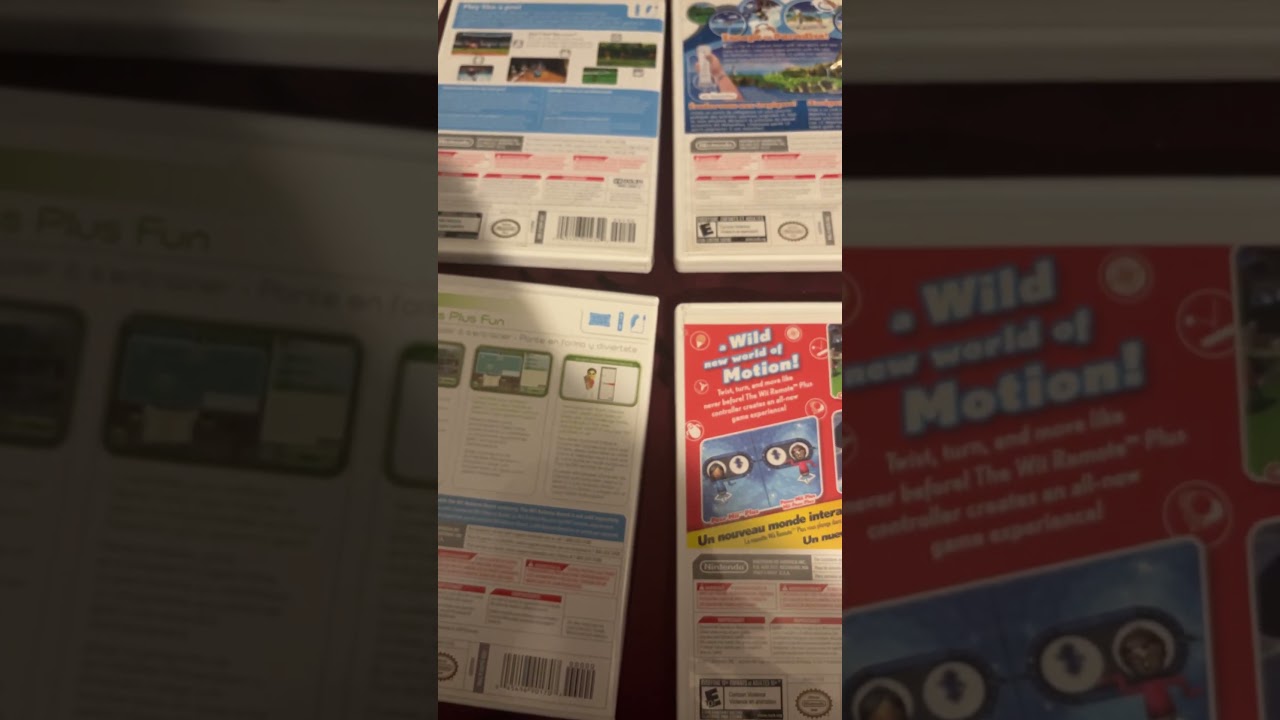 Wii series game cases part 1