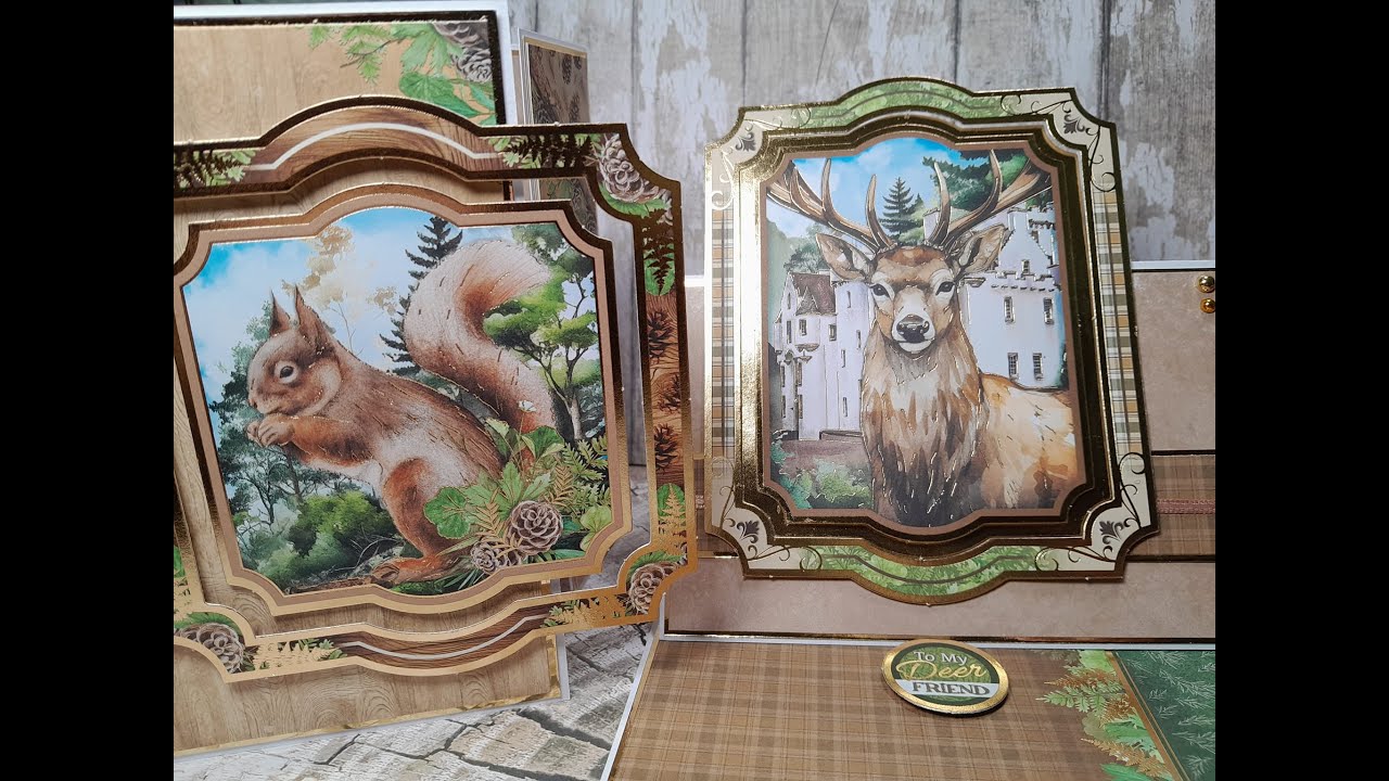 Crafting with Hunkydory Magazine 76 kit -  Highland Wildlife - In the forest