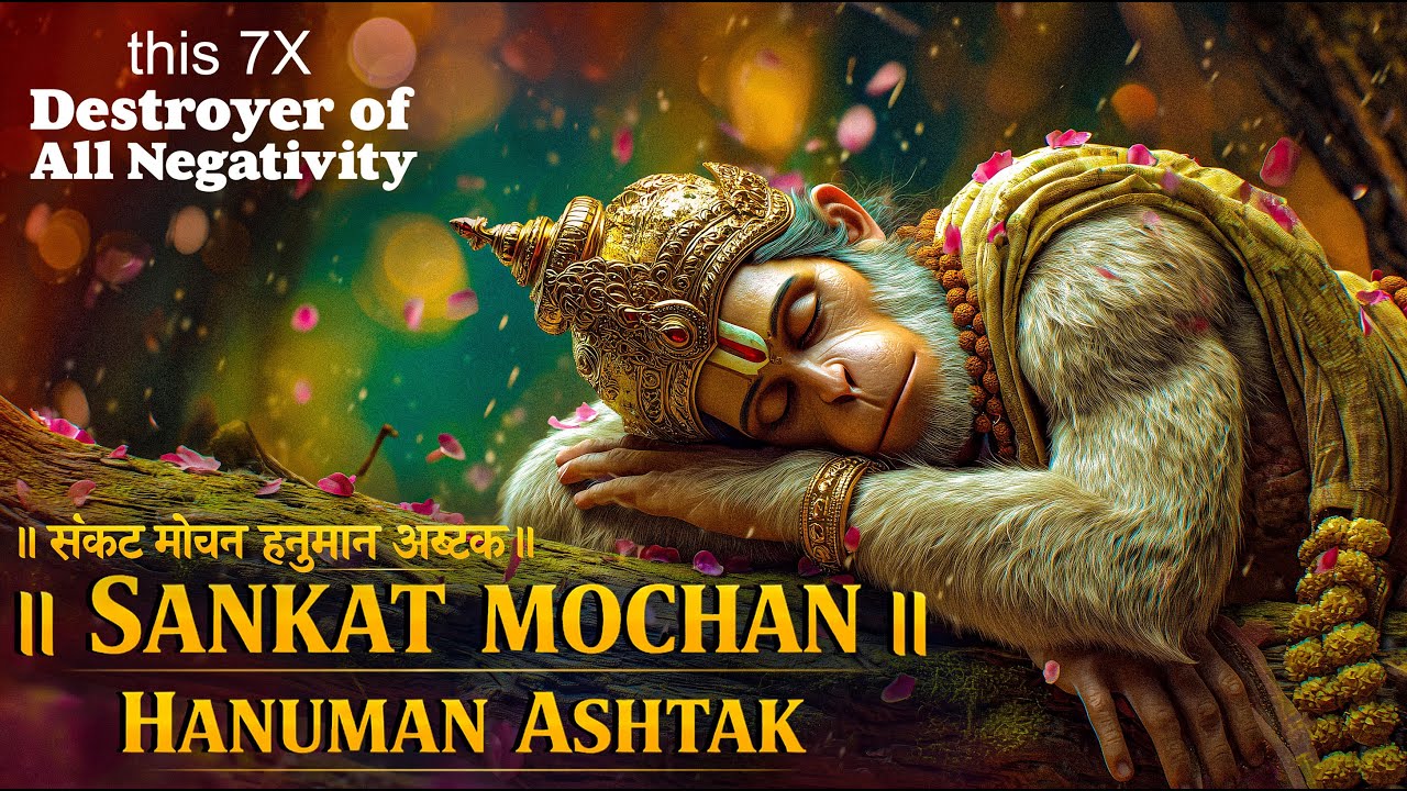 this 7X  Sankat Mochan Hanuman Ashtak  | संकटमोचन हनुमान अष्टक | Powerful Divine Chant