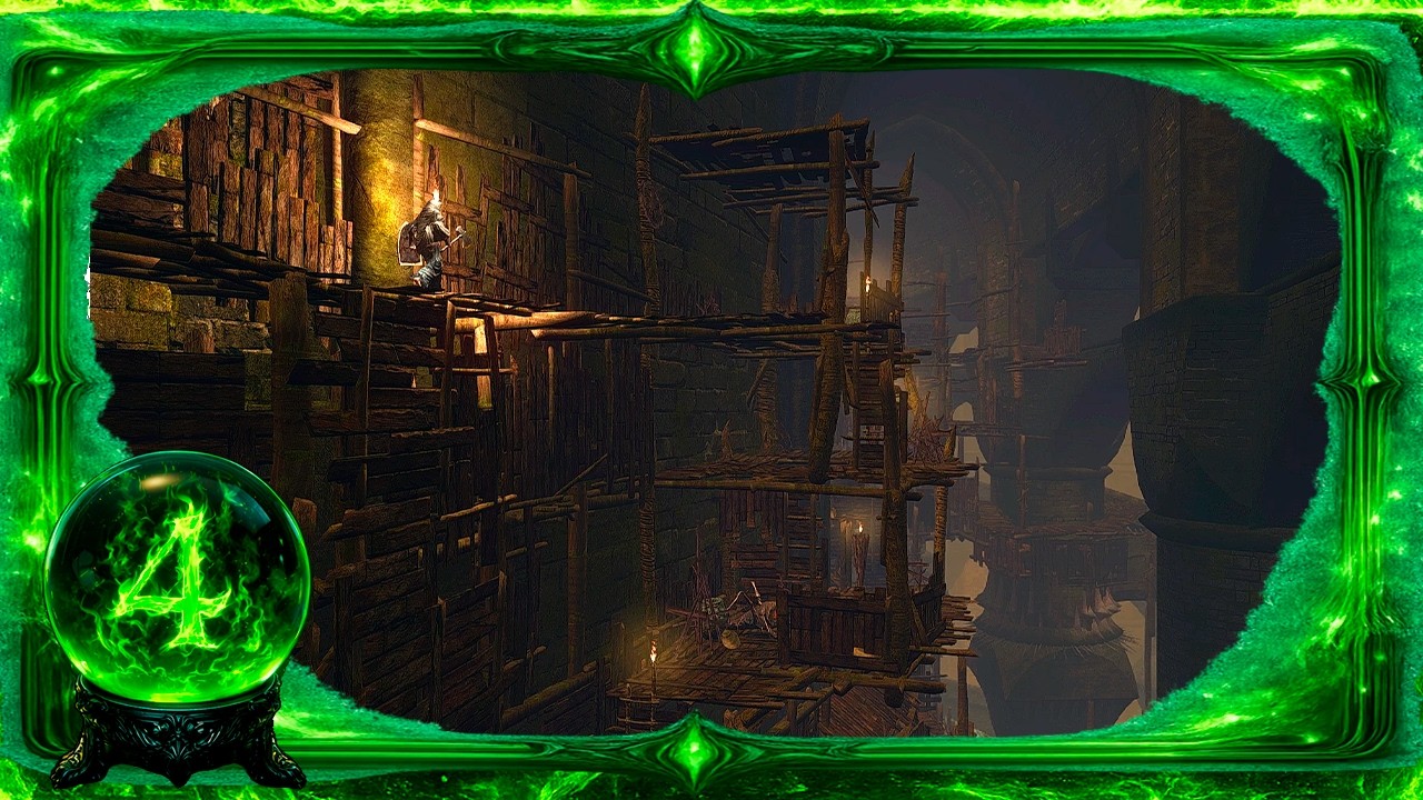 A CIUDAD INFESTADA POR LA CAMPANA DOMINIOS DE QUELAAG  - DARK SOULS REMASTERED