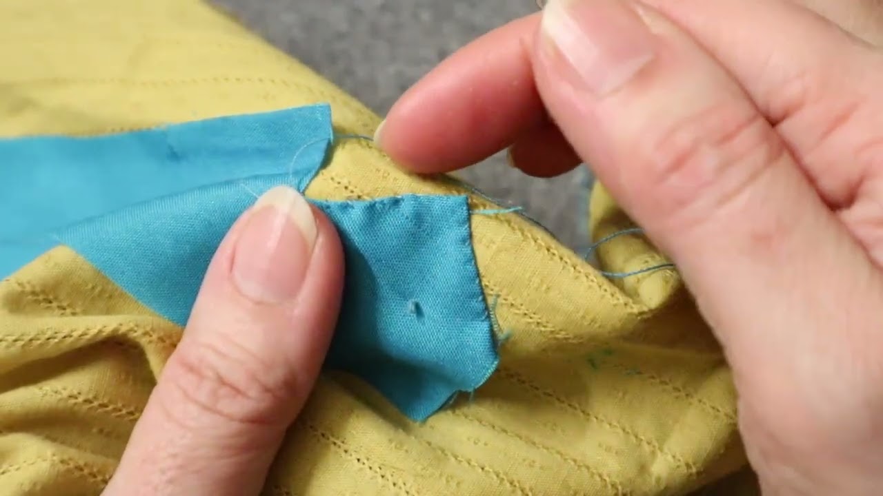 DOUBLE SIDED TRIANGLE APPLIQUE TUTORIAL