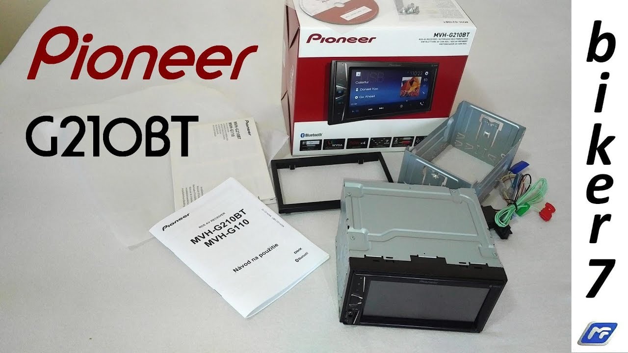 Car radio Installation / Instalace autorádia - Pioneer G210BT - Mercedes-Benz CLK W208