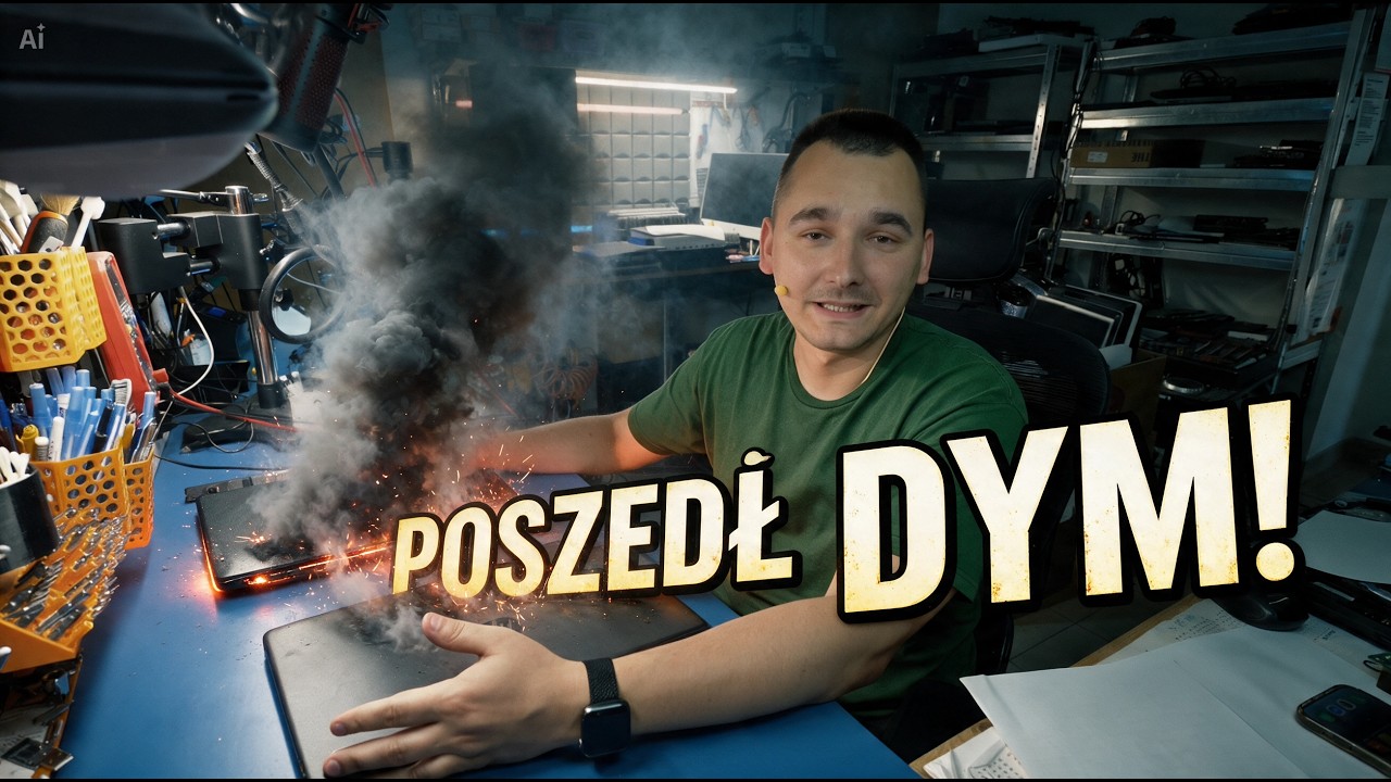Dwa zalane laptopy i z dw&oacute;ch czuć spaleniznę. Asus i HP kontra ciecz!