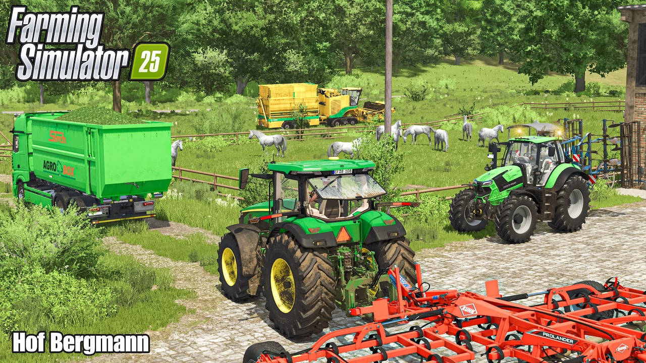Horse Care - Cleaning with a Brush | HOF BERGMANN | Farming Simulator 25